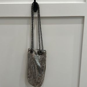 Whiting & Davis chainmail silver evening bag